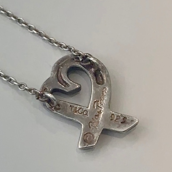 Tiffany & Co. Paloma Picasso Loving Heart 925 Necklace